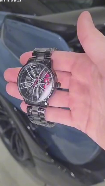 Stereoscopic Car Wheel Watch